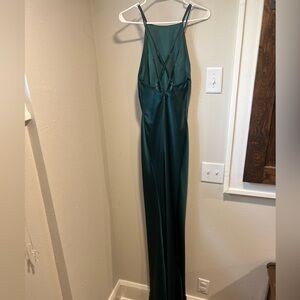 Emerald green morilee bridesmaid dress